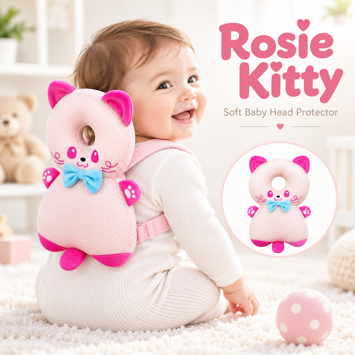 Tovelle Baby Head Protector Cushion Backpack