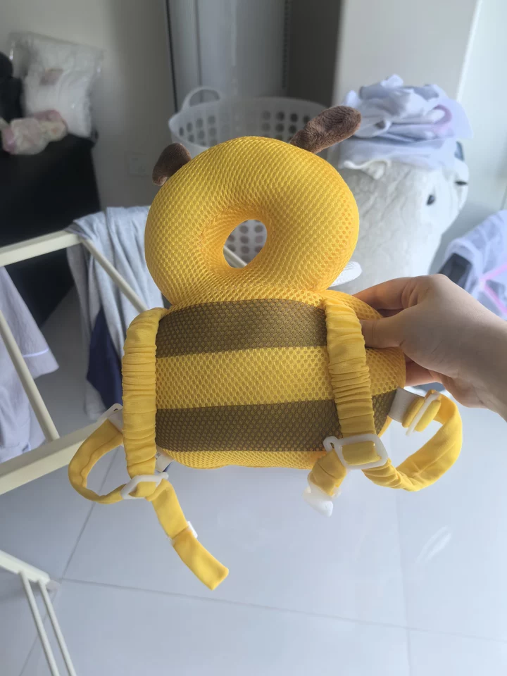 Customer photo showing the adjustable straps